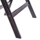 Carlisle Folding Tray Stand - 20" x 18" x 30", (2) Black Straps, Walnut (C3620W11) thumbnail 4