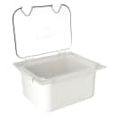 Carlisle Coldmaster® EZ Access Lid for 1/2 Size Food Pan, Polycarbonate, Clear (CM10240Z07) thumbnail 3