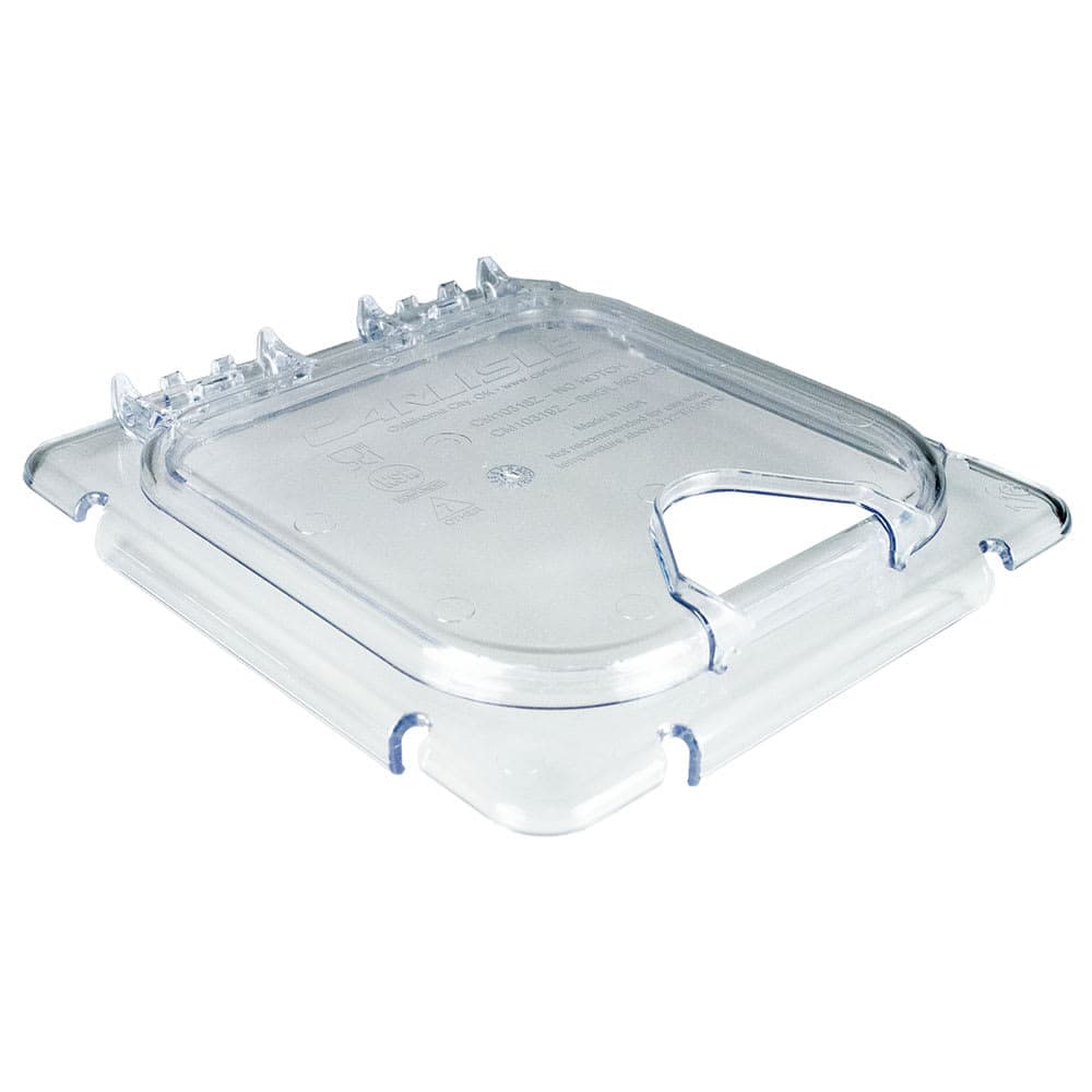 Carlisle Coldmaster® 1/6 Size EZ Access Lid, Hinged, Clear (CM10319Z07)