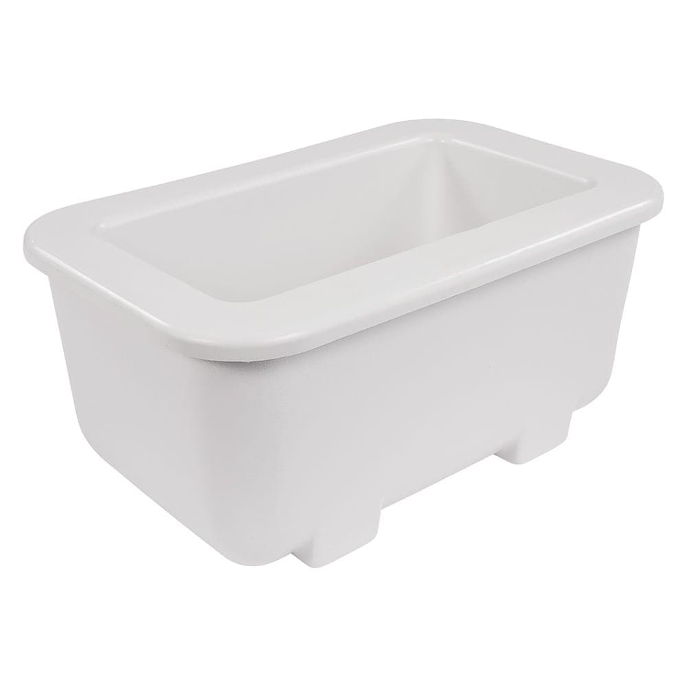 Carlisle Third Size Food Pan Holder - Plastic, White (CM104502)
