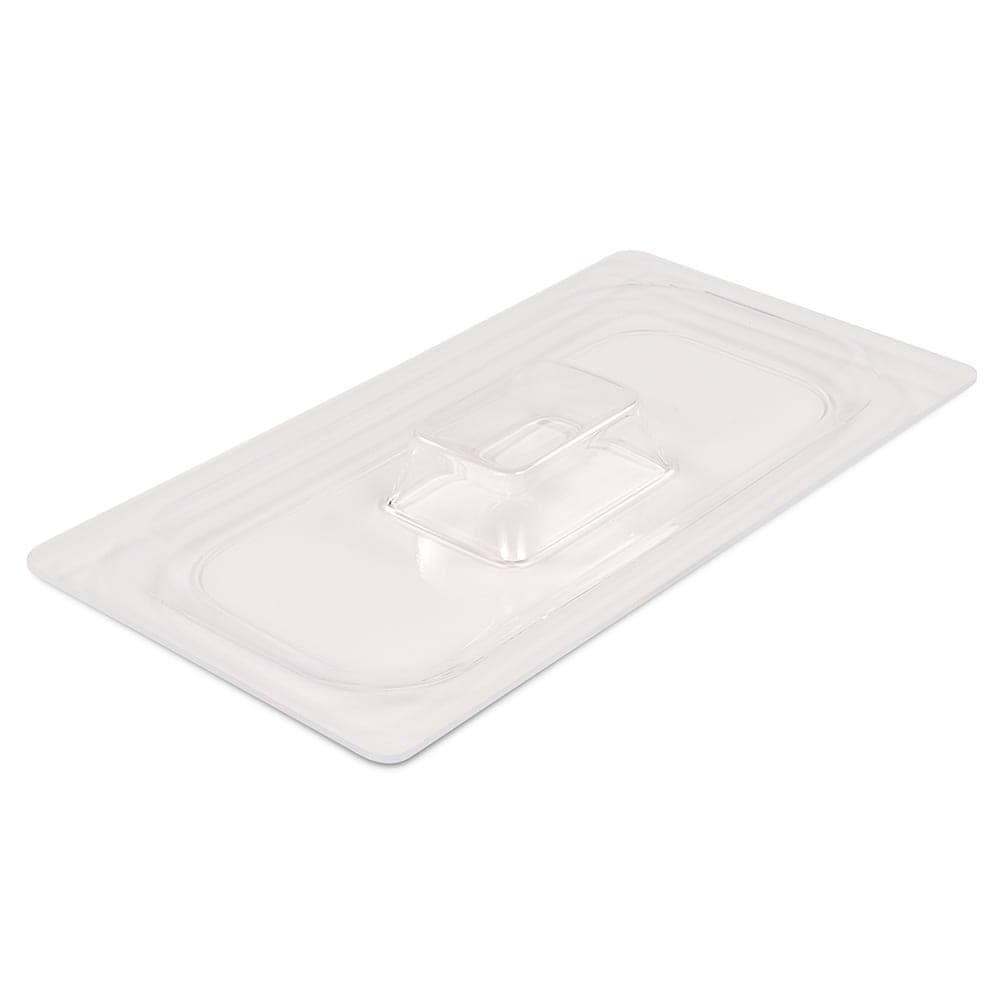 Carlisle Third-Size Lid for Standard Pan, Mold-In Handle, Clear Acrylic (CM112707)