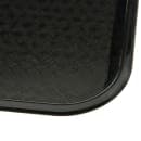 Carlisle Plastic Cafeteria Tray - 13 4/5"L x 10 3/4"W, Black (CT101403) thumbnail 4