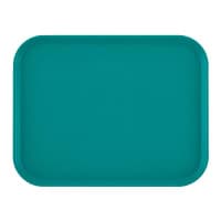Carlisle Plastic Cafeteria Tray - 13 4/5"L x 10 3/4"W, Blue (CT101414) thumbnail 8