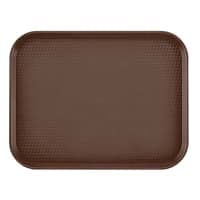Carlisle Plastic Cafeteria Tray - 16 3/10" L x 12"W, Chocolate (CT121669) thumbnail 7