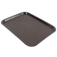 Carlisle Plastic Cafeteria Tray - 16 3/10" L x 12"W, Black (CT121603) thumbnail 8