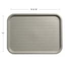 Carlisle Plastic Cafeteria Tray - 16 3/10" L x 12"W, Gray (CT121623) thumbnail 2