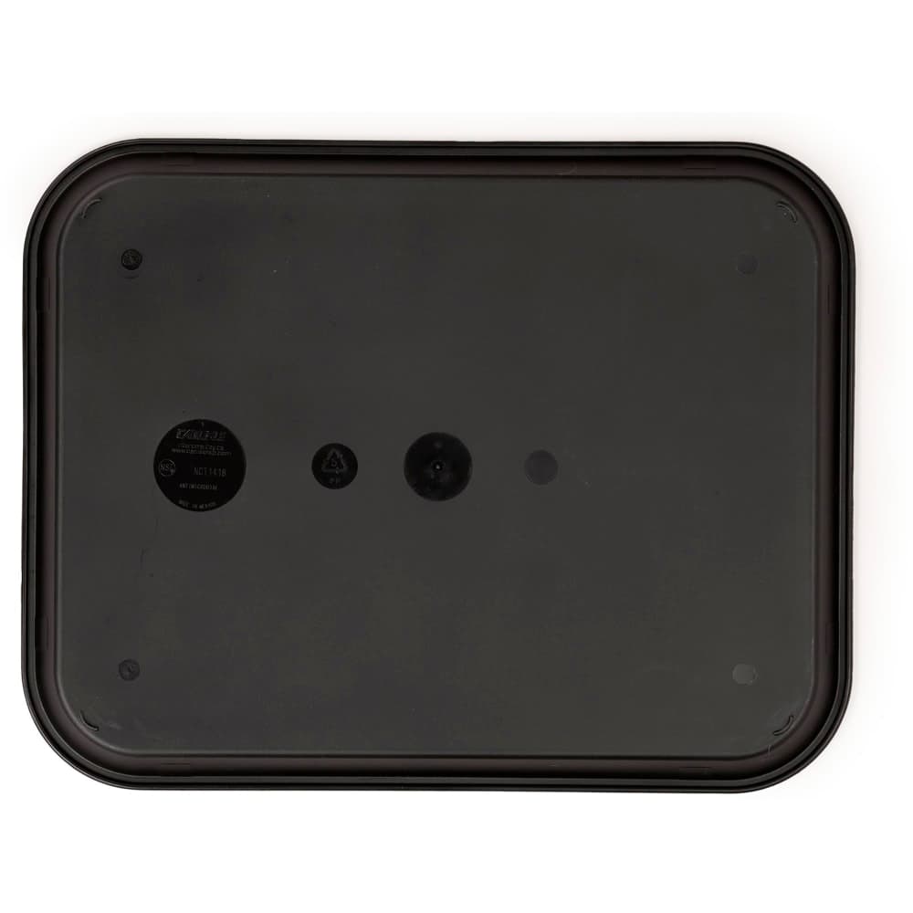 Carlisle Plastic Cafeteria Tray - 17 7/8"L x 14"W, Black (CT1418030)