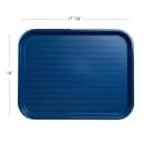 Carlisle Plastic Cafeteria Tray - 17 4/5"L x 14"W, Blue (CT141814) thumbnail 2