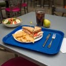 Carlisle Plastic Cafeteria Tray - 17 4/5"L x 14"W, Blue (CT141814) thumbnail 5