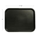 Carlisle Plastic Cafeteria Tray - 17 4/5"L x 14"W, Black (CT141803) thumbnail 2