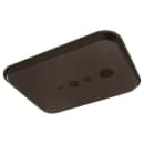 Carlisle Plastic Cafeteria Tray - 17 4/5"L x 14"W, Chocolate (CT141869) thumbnail 3