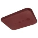 Carlisle Plastic Cafeteria Tray - 17 4/5"L x 14"W, Burgundy (CT141861) thumbnail 3