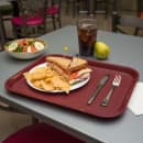 Carlisle Plastic Cafeteria Tray - 17 4/5"L x 14"W, Burgundy (CT141861) thumbnail 5
