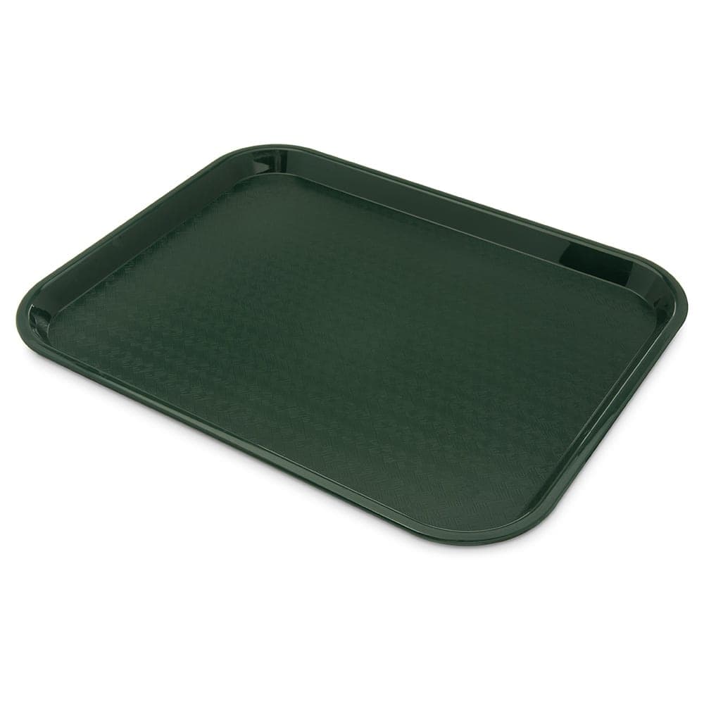 Carlisle Plastic Cafeteria Tray - 17 4/5"L x 14"W, Forest Green (CT141808)