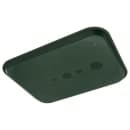 Carlisle Plastic Cafeteria Tray - 17 4/5"L x 14"W, Forest Green (CT141808) thumbnail 3