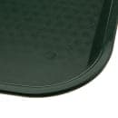 Carlisle Plastic Cafeteria Tray - 17 4/5"L x 14"W, Forest Green (CT141808) thumbnail 4