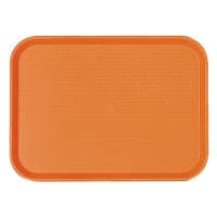 Carlisle Plastic Cafeteria Tray - 17 4/5"L x 14"W, Orange (CT141824) thumbnail 6