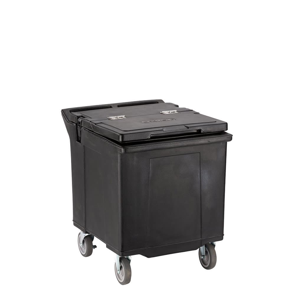 Carlisle 125 lb Cateraide™ Insulated Mobile Ice Caddy - Plastic, Black (IC225003)
