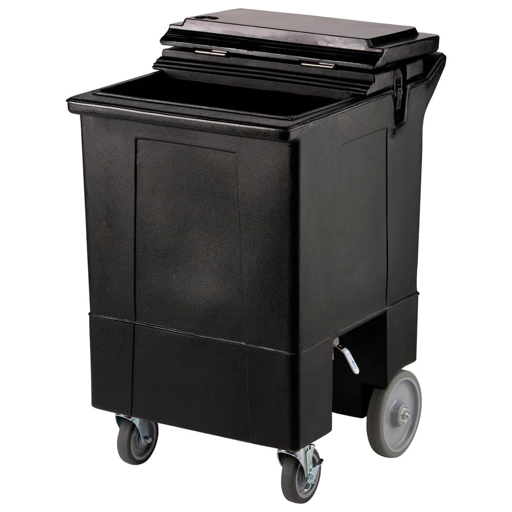 Carlisle 125 lb Cateraide™ Insulated Mobile Ice Caddy - Plastic, Black (IC2250T03)