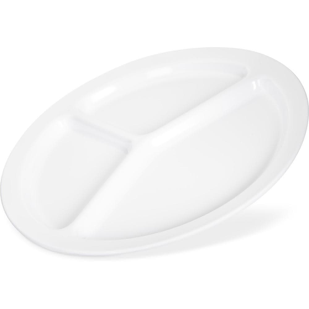 Carlisle 10" Round Melamine Dinner Plate, White (KL10202)