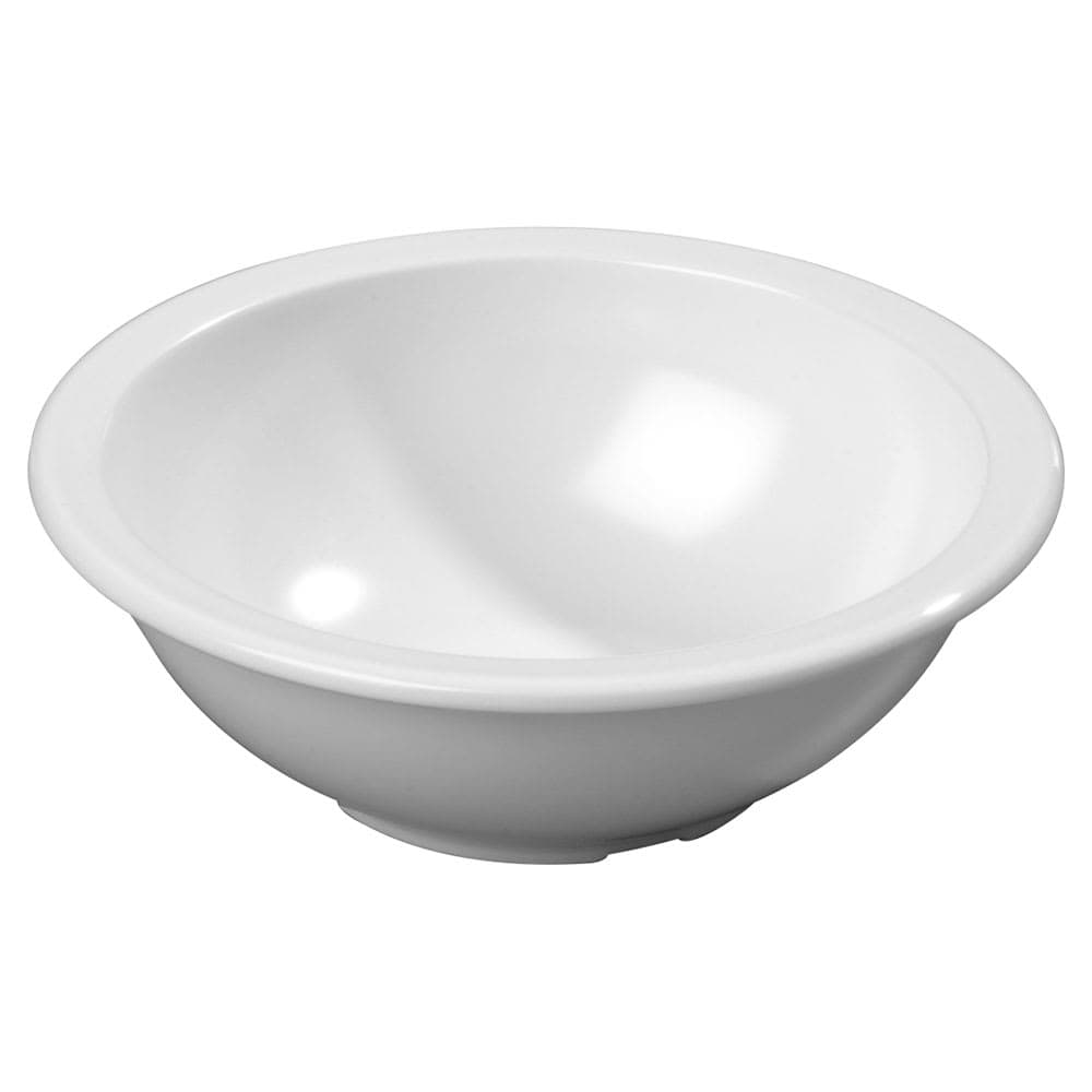 Carlisle 14 oz Round Melamine Nappie Bowl, White (KL10802)