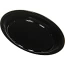 Carlisle 10" Round Melamine Dinner Plate, Black (KL11603) thumbnail 2
