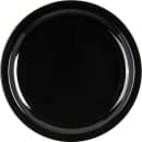 Carlisle 10" Round Melamine Dinner Plate, Black (KL11603) thumbnail 3