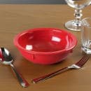 Carlisle 10 oz Round Melamine Nappie Bowl, Red (KL11805) thumbnail 2