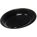 Carlisle 12" x 9" Oval Kingline Platter - Melamine, Black (KL12703) thumbnail 3