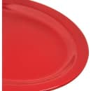 Carlisle 12" x 9" Oval Kingline Platter - Melamine, Red (KL12705) thumbnail 5