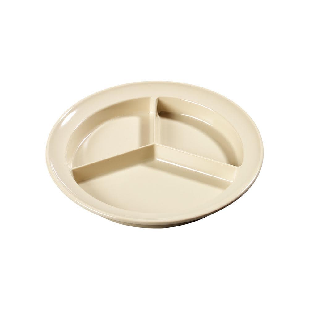 Carlisle 8 3/4" Round Melamine Salad Plate, Tan (KL20325)