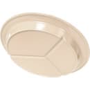 Carlisle 8 3/4" Round Melamine Salad Plate, Tan (KL20325) thumbnail 3