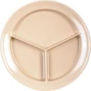 Carlisle 8 3/4" Round Melamine Salad Plate, Tan (KL20325) thumbnail 4