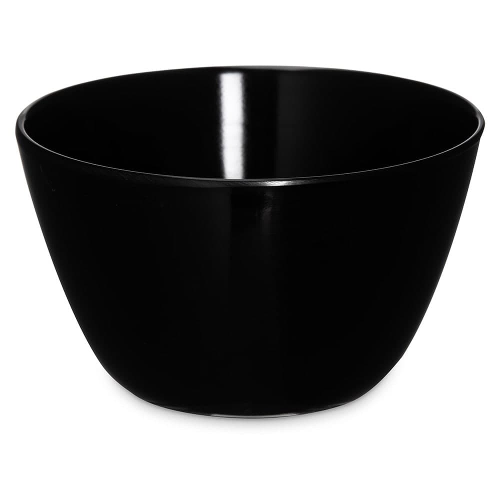 Carlisle 8 oz Round Bouillon Cup - Melamine, Black (KL35003)