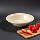 Carlisle 5 oz Round Melamine Fruit Bowl, Tan (KL80025) thumbnail 2