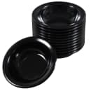 Carlisle 4 3/4 oz Round Melamine Fruit Bowl, Black (KL80503) thumbnail 6