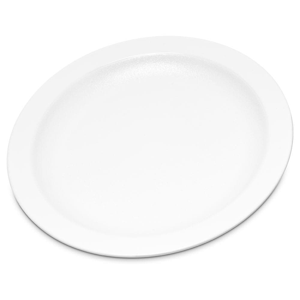 Carlisle 6 1/2" Round Plastic Salad Plate, White (PCD20602)