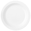 Carlisle 6 1/2" Round Plastic Salad Plate, White (PCD20602) thumbnail 2