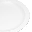 Carlisle 6 1/2" Round Plastic Salad Plate, White (PCD20602) thumbnail 3