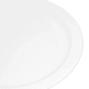 Carlisle 9" Round Plastic Dinner Plate, White (PCD20902) thumbnail 3