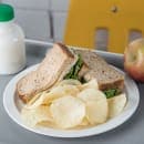 Carlisle 9" Round Plastic Dinner Plate, White (PCD20902) thumbnail 5