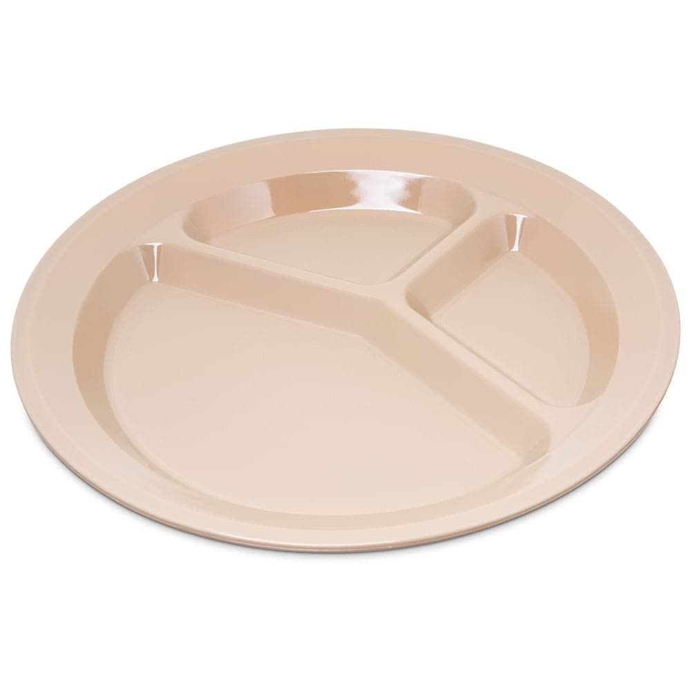 Carlisle 11" Round Plastic Dinner Plate, Tan (PCD21125)