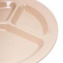 Carlisle 11" Round Plastic Dinner Plate, Tan (PCD21125) thumbnail 3