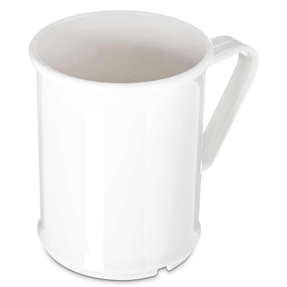 Carlisle 9 5/8 oz Mug - Polycarbonate, White (PCD79602)