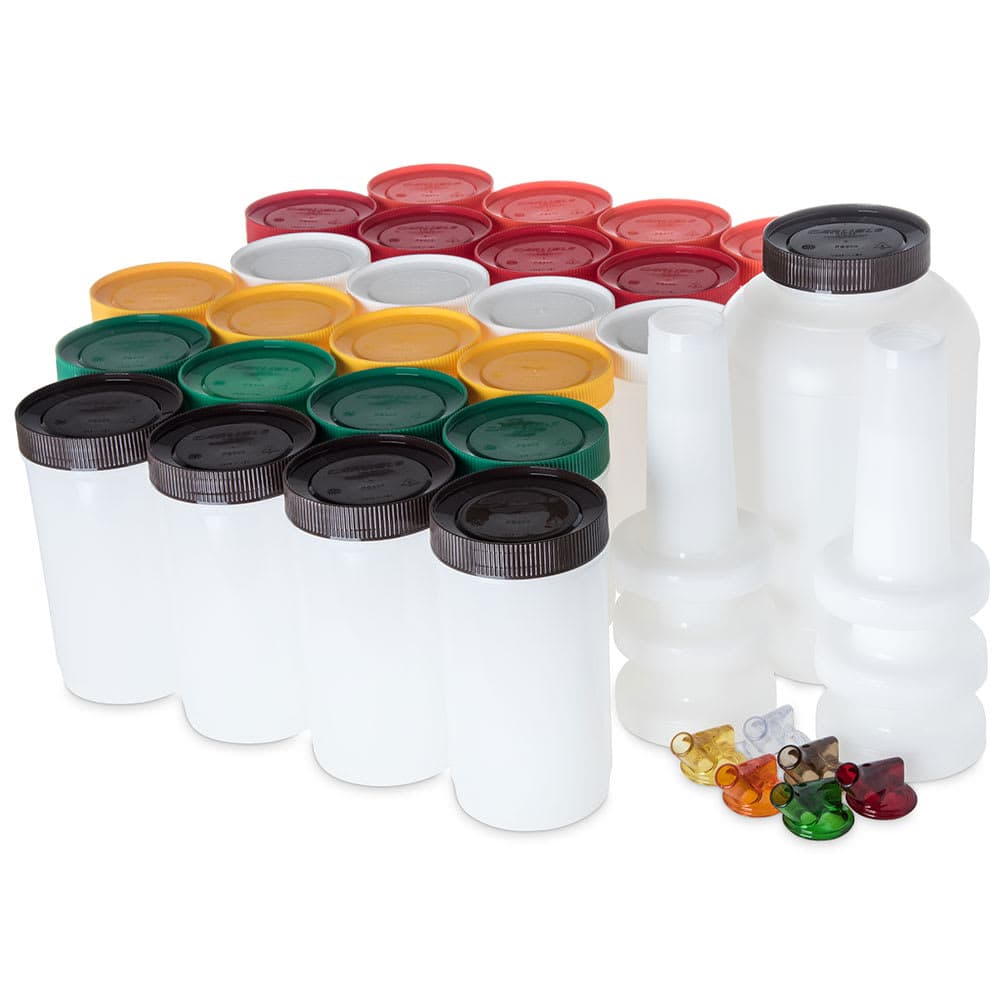 Carlisle Store 'N Pour Bar Service Pack - Assorted Colors (PS601200)