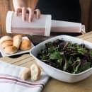 Carlisle 32 oz Store 'N Pour Quart Complete - Polyethylene, White (PS601N02) thumbnail 5