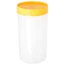 Carlisle 32 oz Store 'N Pour Quart Complete - Polyethylene, Yellow (PS601N04) thumbnail 3
