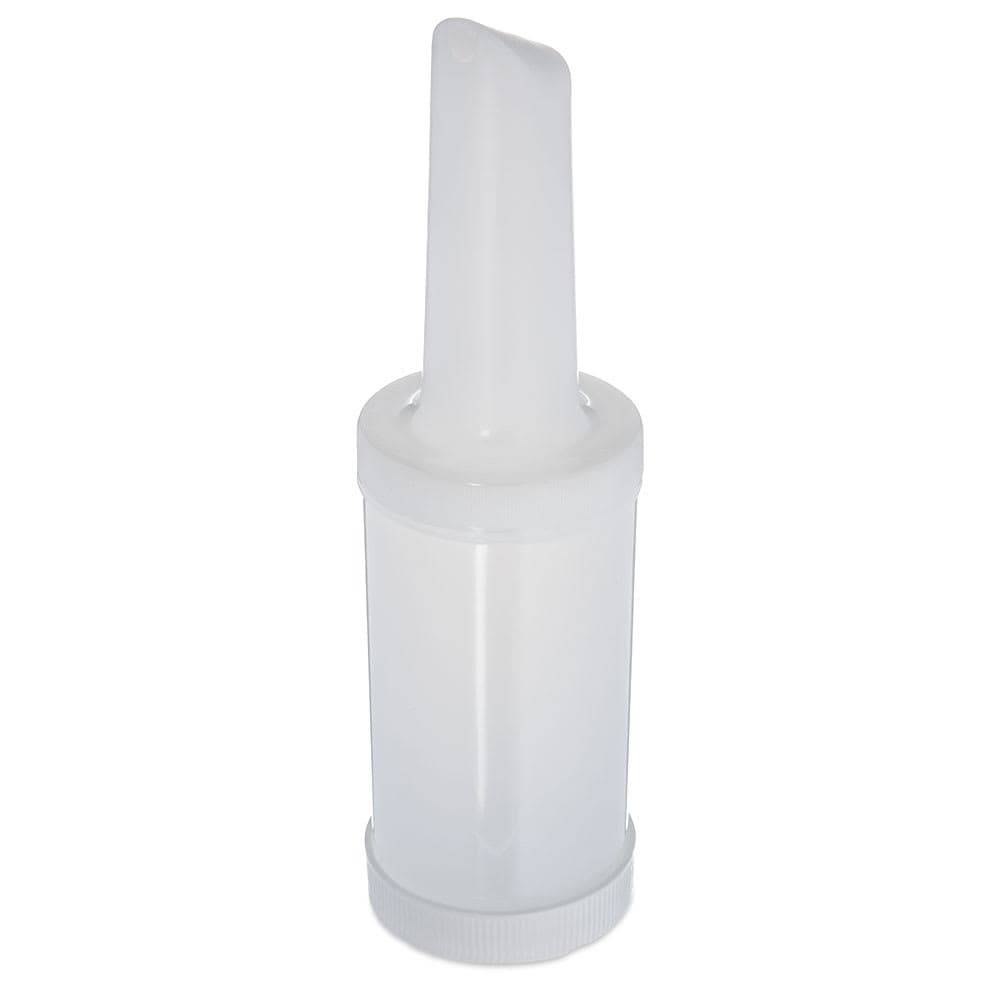 Carlisle 32 oz PourPlus Quart Complete - Polyethylene, White (PS601NC02)