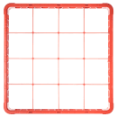 Carlisle Full Size Glass Rack Extender w/ (16) Compartments, Orange (RE16C24) thumbnail 2