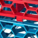 Carlisle Full Size Glass Rack Extender w/ (25) Compartments, Red (RE25C05) thumbnail 4